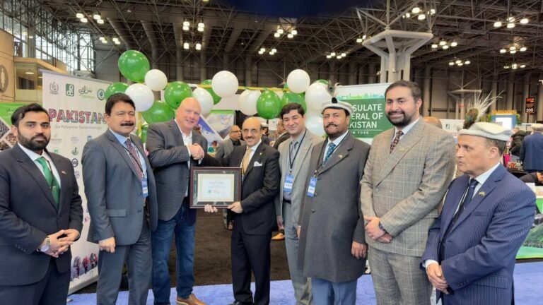 Pakistan wins the “Best In-Show – International Tourism Development” award at the Travel and Adventure Show, 2024 in New York