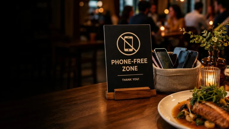 Disconnect to Reconnect: Why Phone-Free Dining Is the Next Big Lifestyle (and Brand) Movement