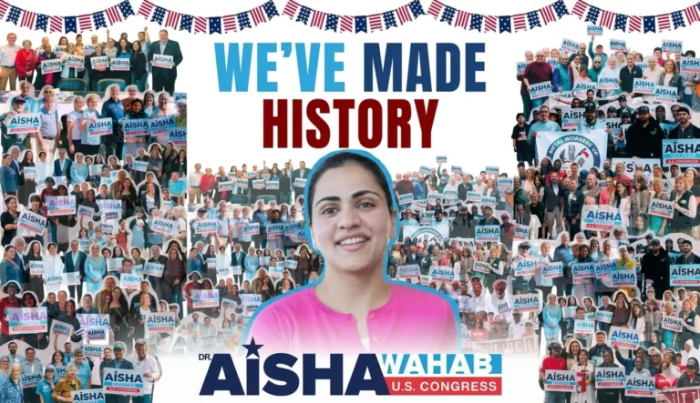First Afghan American Aisha Wahab Makes History, Wins California Special Election: Aisha Wahab has made history by becoming the first Afghan.